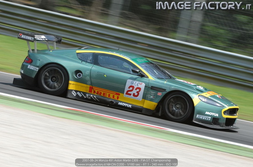 2007-06-24 Monza 491 Aston Martin DB9 - FIA GT Championship